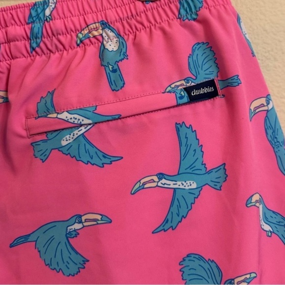 Chubbies Men's Classic Swim Trunks The Toucan Do Its Boardshorts 2XL - Picture 5 of 6